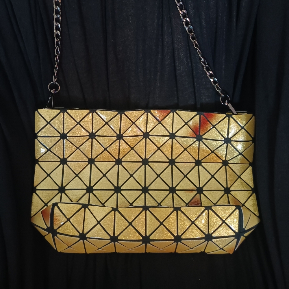 Geometric Gold Women's Bag